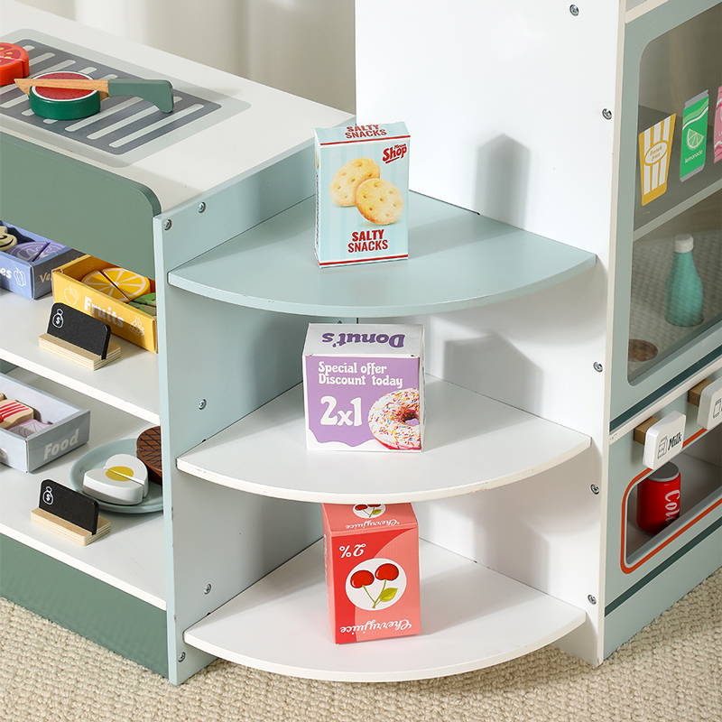 Houten supermarkt speelset voo - Toy Cash Register recensie en prijs