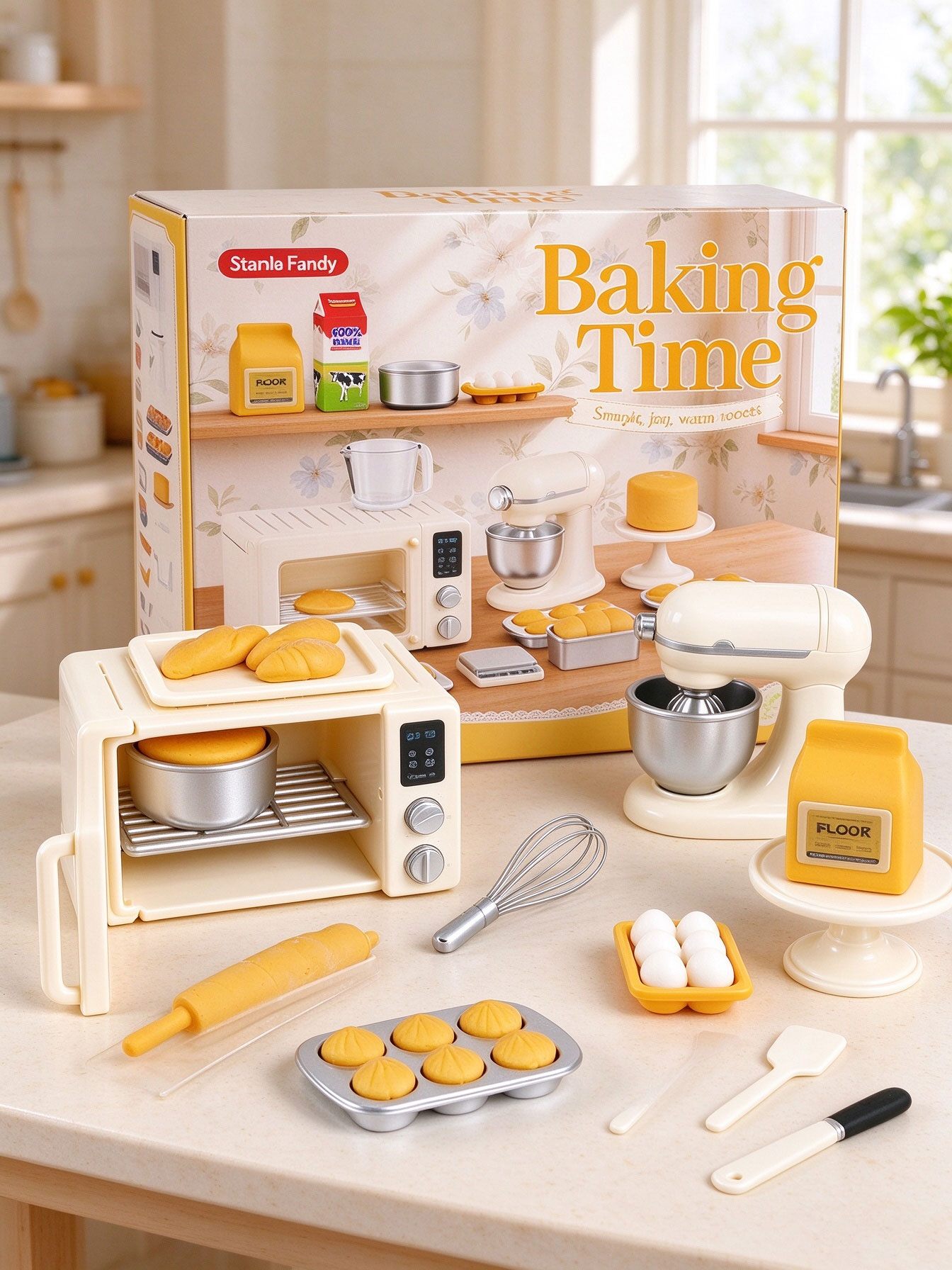Mini Bakset Speelgoedset Poppe - Kids Toys Kitchen Set recensie en prijs