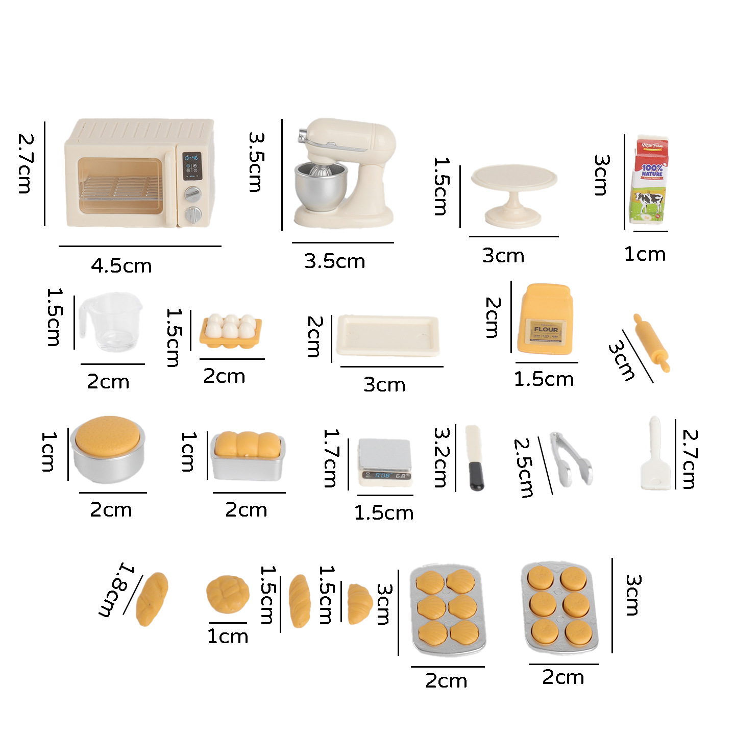 Mini Bakset Speelgoedset Poppe - Kids Toys Kitchen Set recensie en prijs
