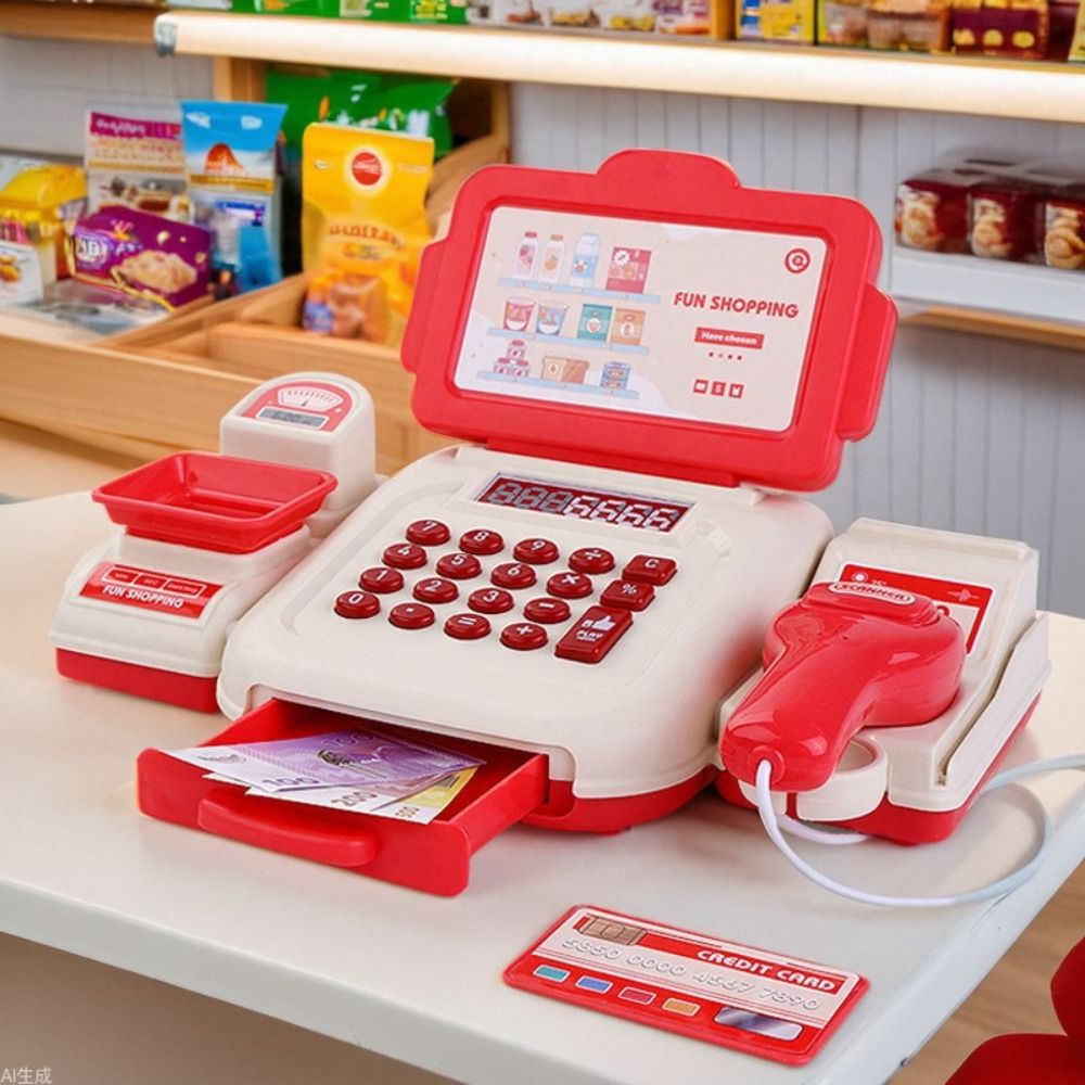 Puzzelsimulatie Supermarkt Kas - Toy Cash Register recensie en prijs