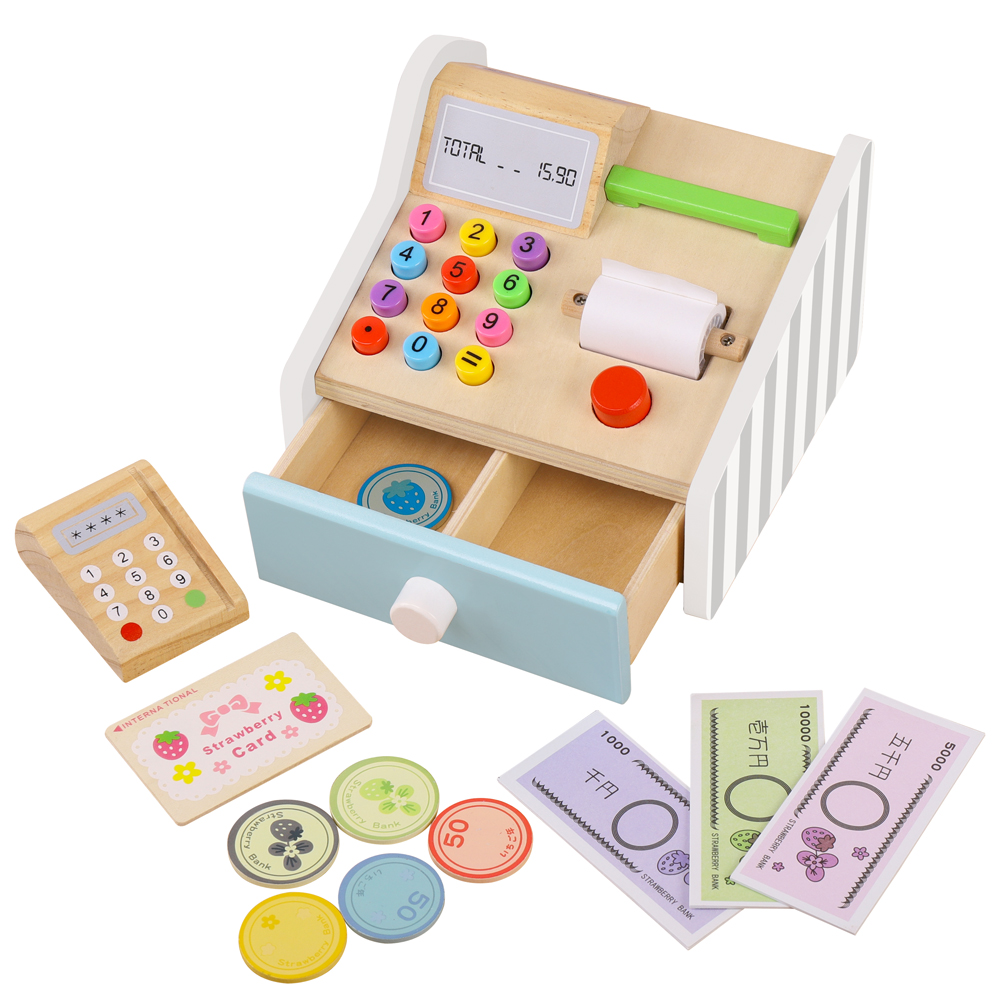 Houten Kassa Speelgoed Kinderw - Toy Cash Register recensie en prijs