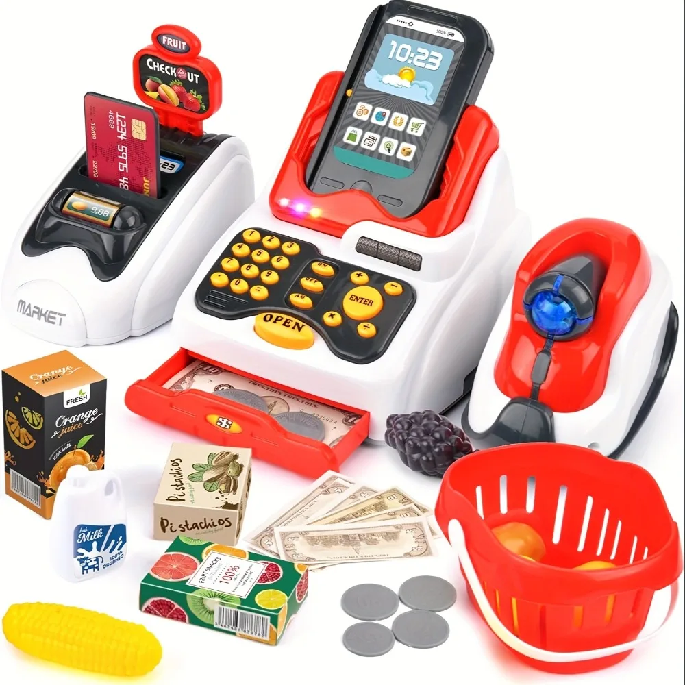 33PCS Speelgoedkassa voor kind - Toy Cash Register recensie en prijs